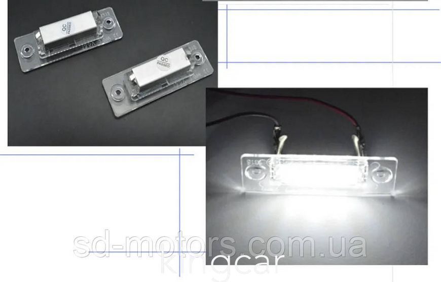 Штатна LED підсвітка номера Volkswagen Touran 2003-2010 г.в. VAG 3B5998026A ..3B5943021 2136977606 фото