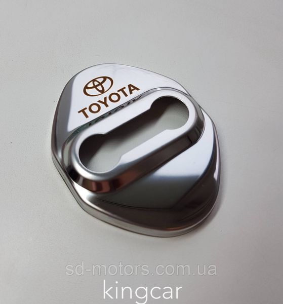 Хром накладки на петлі замків дверей Toyota Corolla 120 / 130 / 140 / 180 1312999400 фото