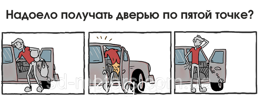 Ремкомплект обмежувачів дверей Hyundai ATOS PRIME 1999-2011 ( 4 двері ) т10 1703498116 фото